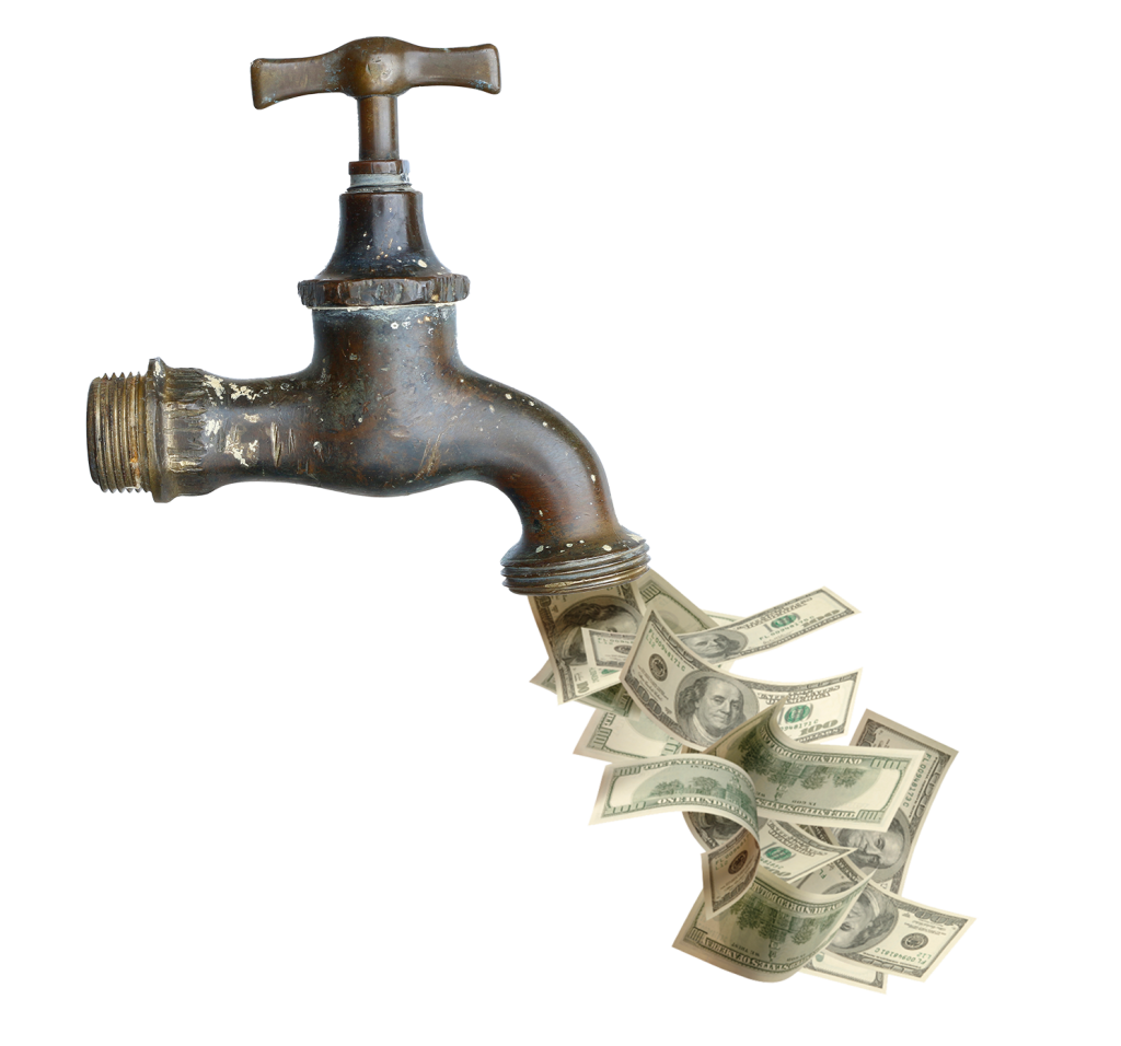 money-coming-out-of-faucet Money Coming Out Of Faucet 1024x956